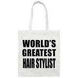 World's Greatest Hair Stylist - Tote Bag White