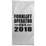 Forklift Operator Established EST. 2018 - Hand Towel