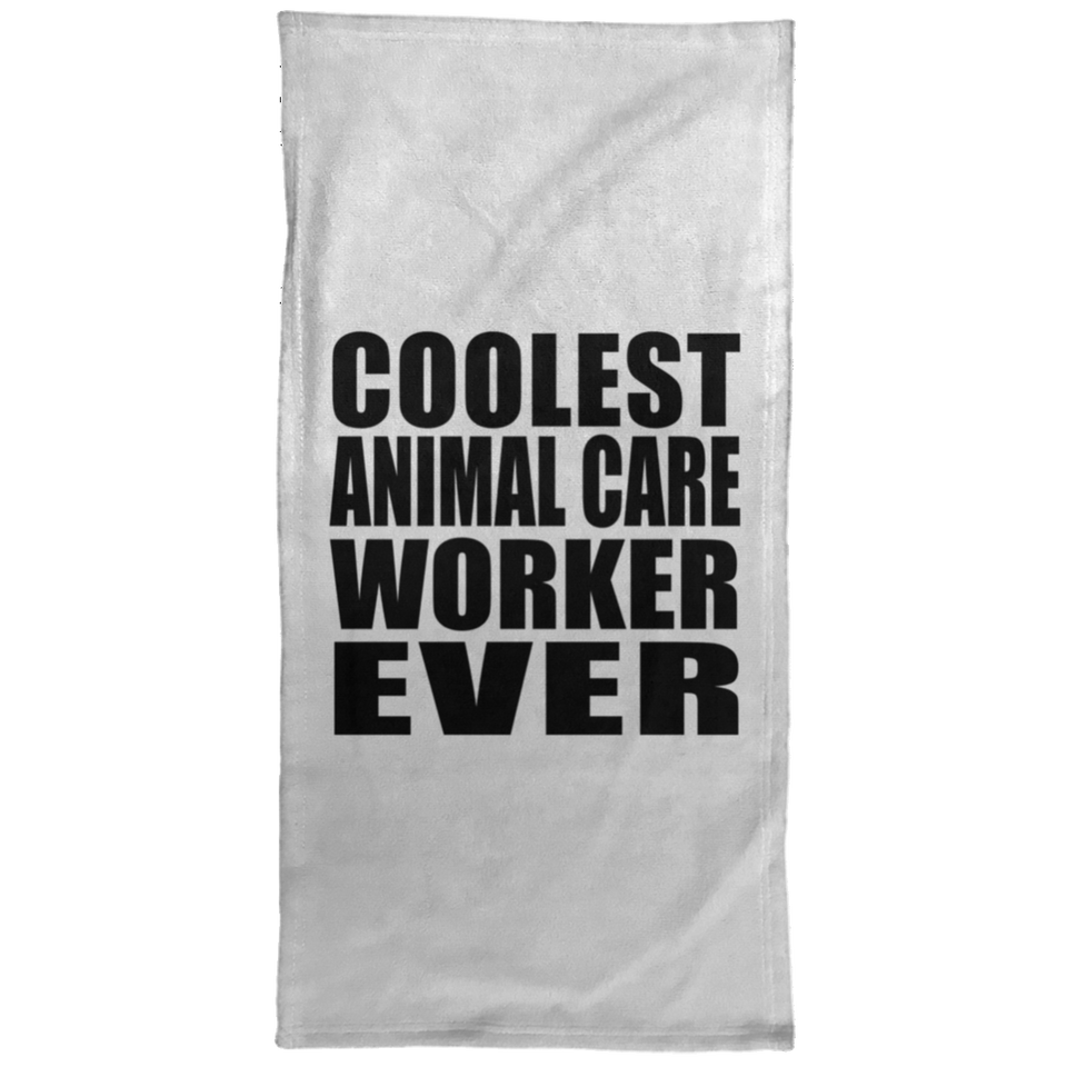 Coolest Animal Care Worker Ever - Hand Towel