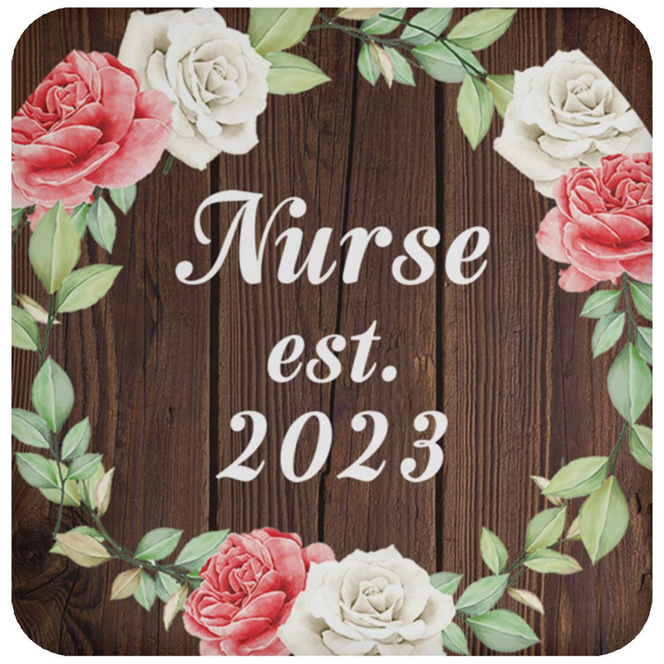 Nurse Established Est. 2023 - Drink Coaster A