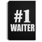 Number One #1 Waiter - Canvas Portrait