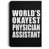 World's Okayest Physician Assistant - Canvas Portrait