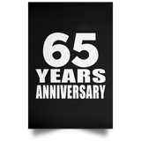 65th Anniversary 65 Years Anniversary - Poster Portrait