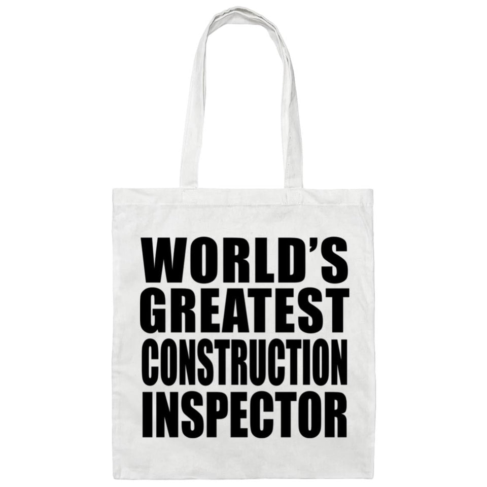 World's Greatest Construction Inspector - Tote Bag White