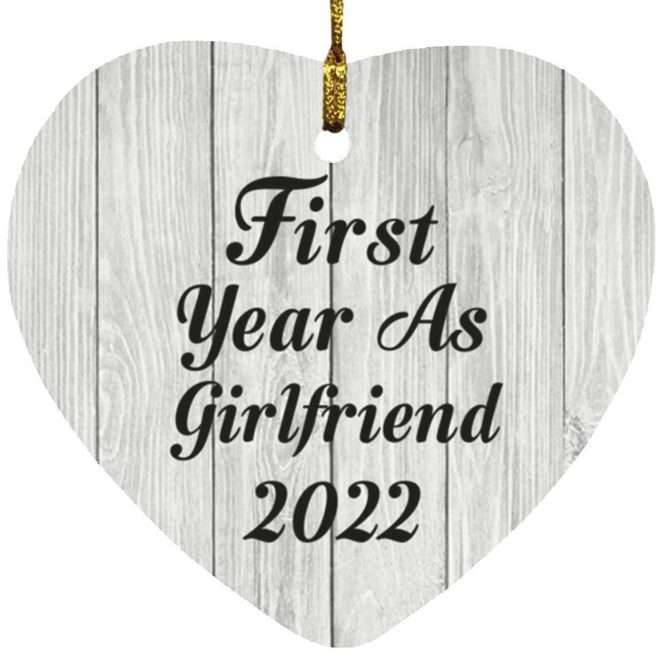 First Year As Girlfriend 2022 - Heart Ornament F