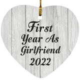First Year As Girlfriend 2022 - Heart Ornament F