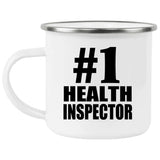 Number One #1 Health Inspector - 12oz Camping Mug