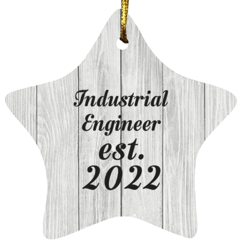 Industrial Engineer Established Est. 2022 - Star Ornament F