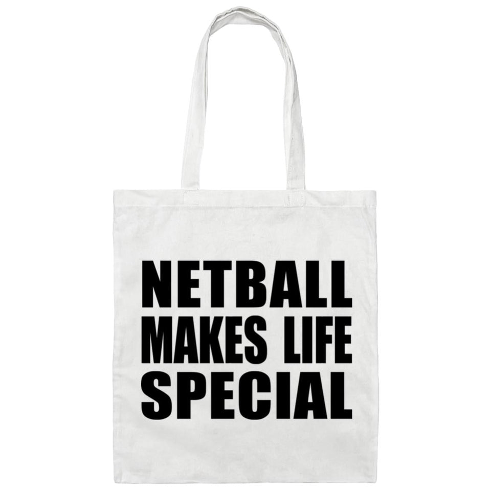 Netball Makes Life Special - Tote Bag White