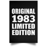 41st Birthday Original 1983 Limited Edition - Poster Portrait