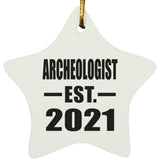 Archeologist Established EST. 2021 - Star Ornament