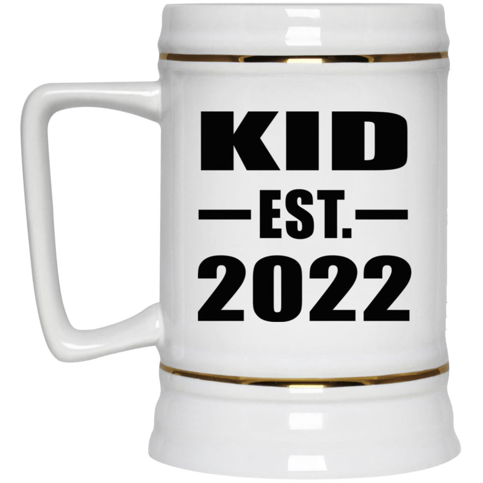 Kid Established EST. 2022 - Beer Stein