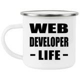 Web Developer Life - 12oz Camping Mug