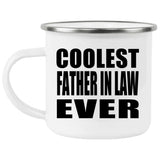 Coolest Father In Law Ever - 12oz Camping Mug