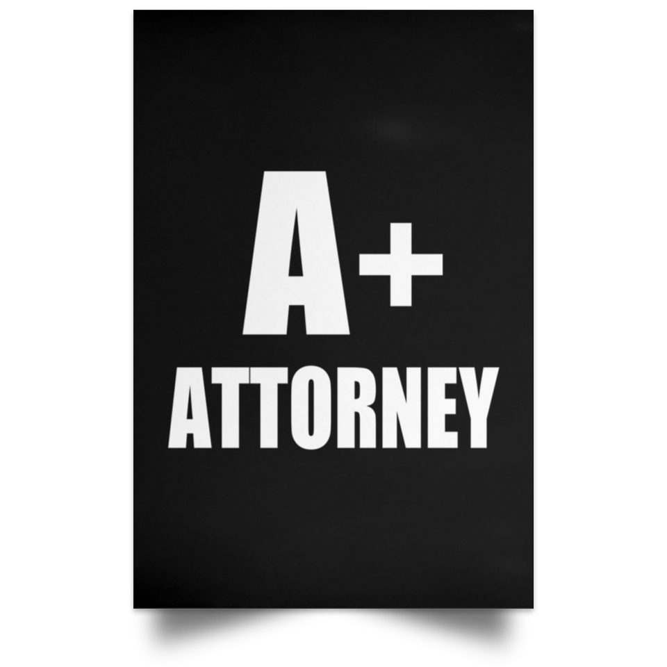 A+ Attorney - Poster Portrait