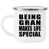 Being Gran Makes Life Special - 12oz Camping Mug