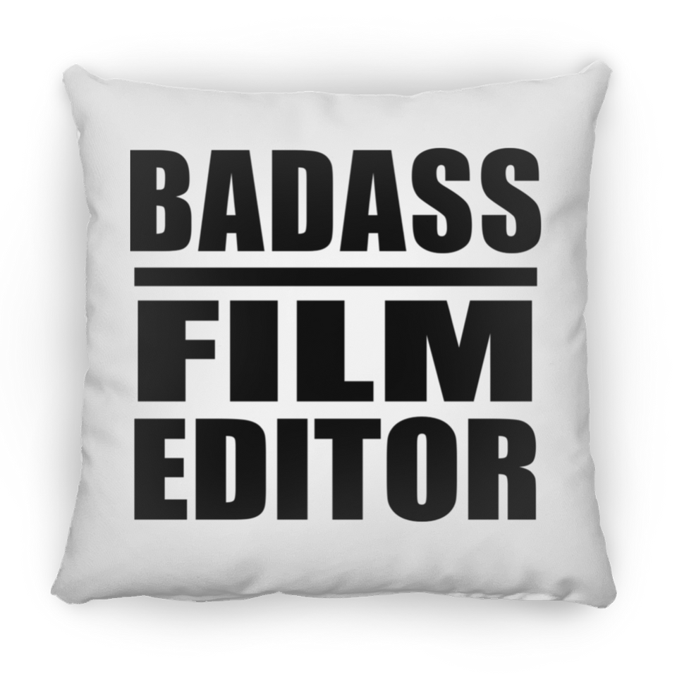 Badass Film Editor - Throw Pillow