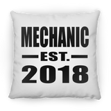 Mechanic Established EST. 2018 - Throw Pillow