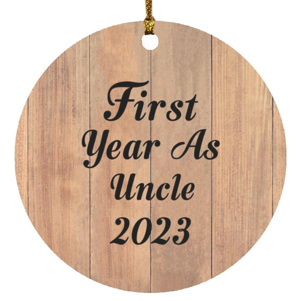 First Year As Uncle 2023 - Circle Ornament C