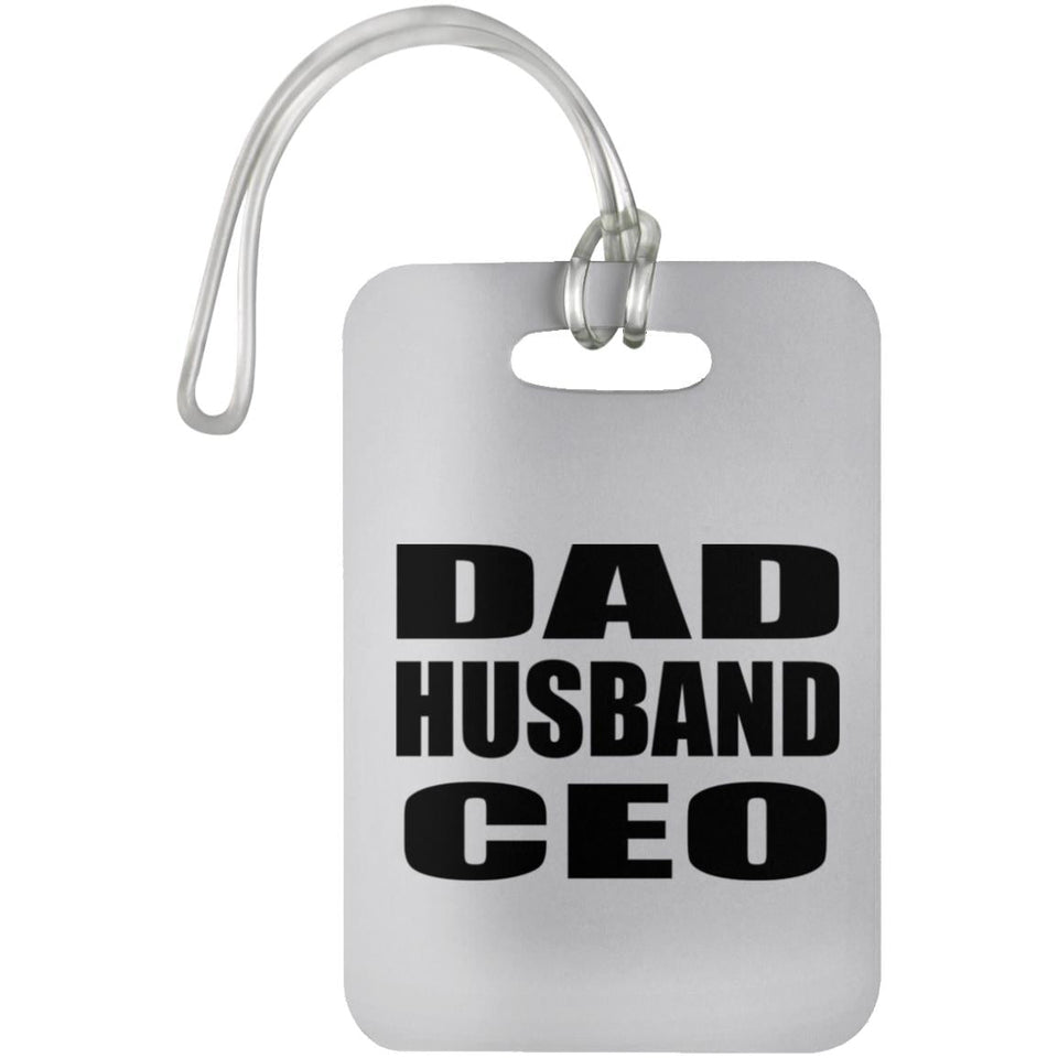 Dad Husband CEO - Luggage Bag Tag