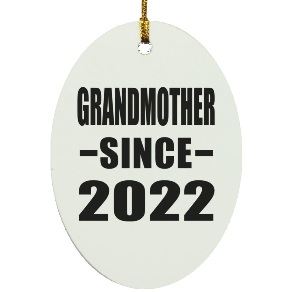 Grandmother Since 2022 - Oval Ornament