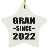 Gran Since 2022 - Star Ornament