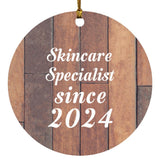 Skincare Specialist Since 2024 - Circle Ornament E