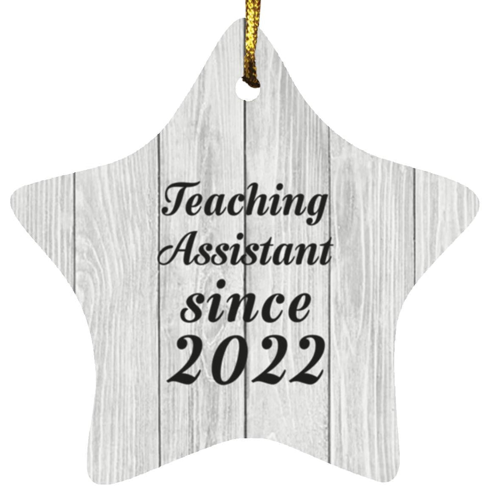 Teaching Assistant Since 2022 - Star Ornament F