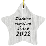 Teaching Assistant Since 2022 - Star Ornament F