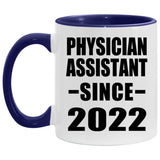 Physician Assistant Since 2022 - 11oz Accent Mug Purple