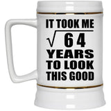 8th Birthday Took Square Root of 64 Years To Look Good - Beer Stein