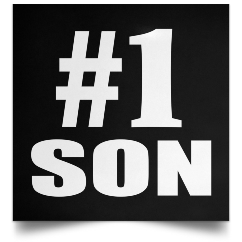 Number One #1 Son - Poster Square
