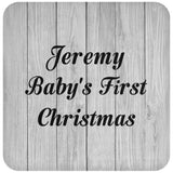 Jeremy Baby's First Christmas - Drink Coaster F