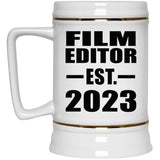 Film Editor Established EST. 2023 - Beer Stein