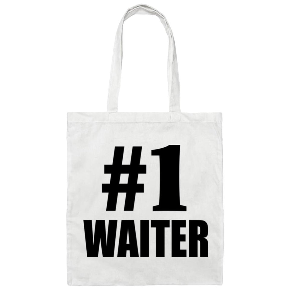 Number One #1 Waiter - Tote Bag White