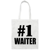 Number One #1 Waiter - Tote Bag White