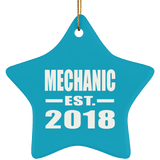 Mechanic Established EST. 2018 - Star Ornament