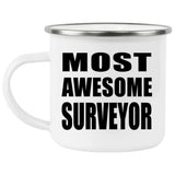 Most Awesome Surveyor - 12oz Camping Mug