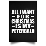 All I Want For Christmas Is My Peterbald - Poster Portrait