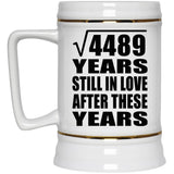 67th Anniversary Square Root of 4489 Years Still In Love - Beer Stein