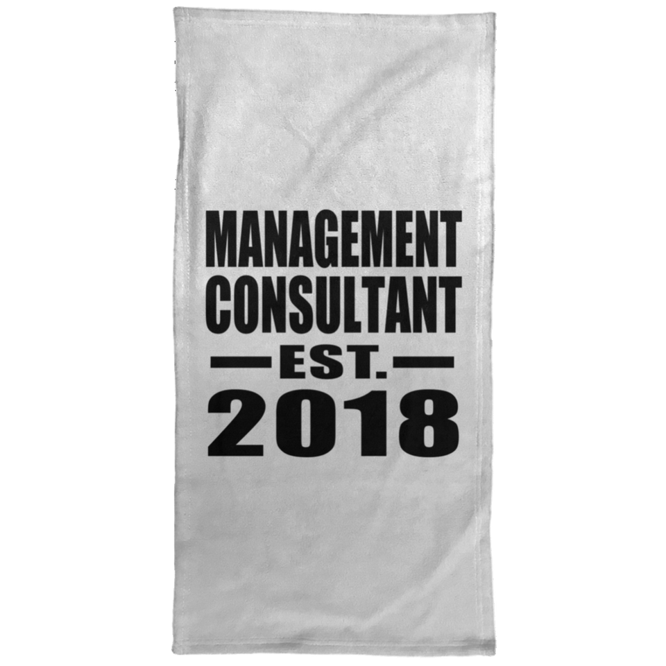 Management Consultant Established EST. 2018 - Hand Towel