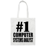 Number One #1 Computer Systems Analyst - Tote Bag White