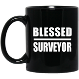 Blessed Surveyor - 11oz Coffee Mug Black