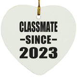 Classmate Since 2023 - Heart Ornament