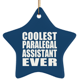 Coolest Paralegal Assistant Ever - Star Ornament