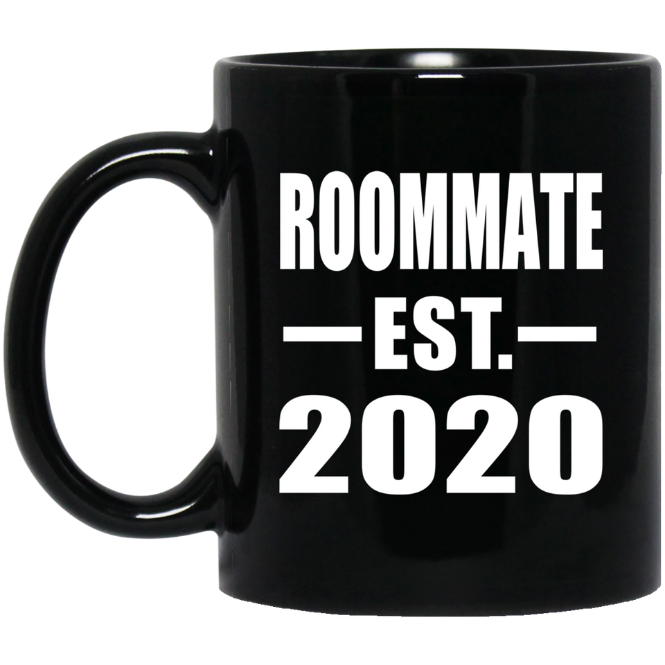 Roommate Established EST. 2020 - 11oz Coffee Mug Black