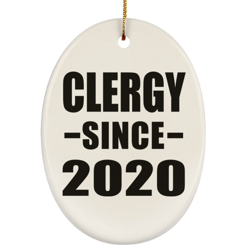 Clergy Since 2020 - Oval Ornament