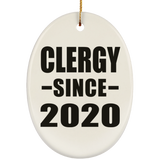 Clergy Since 2020 - Oval Ornament