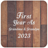 First Year As Grandma & Grandpa 2023 - Drink Coaster E
