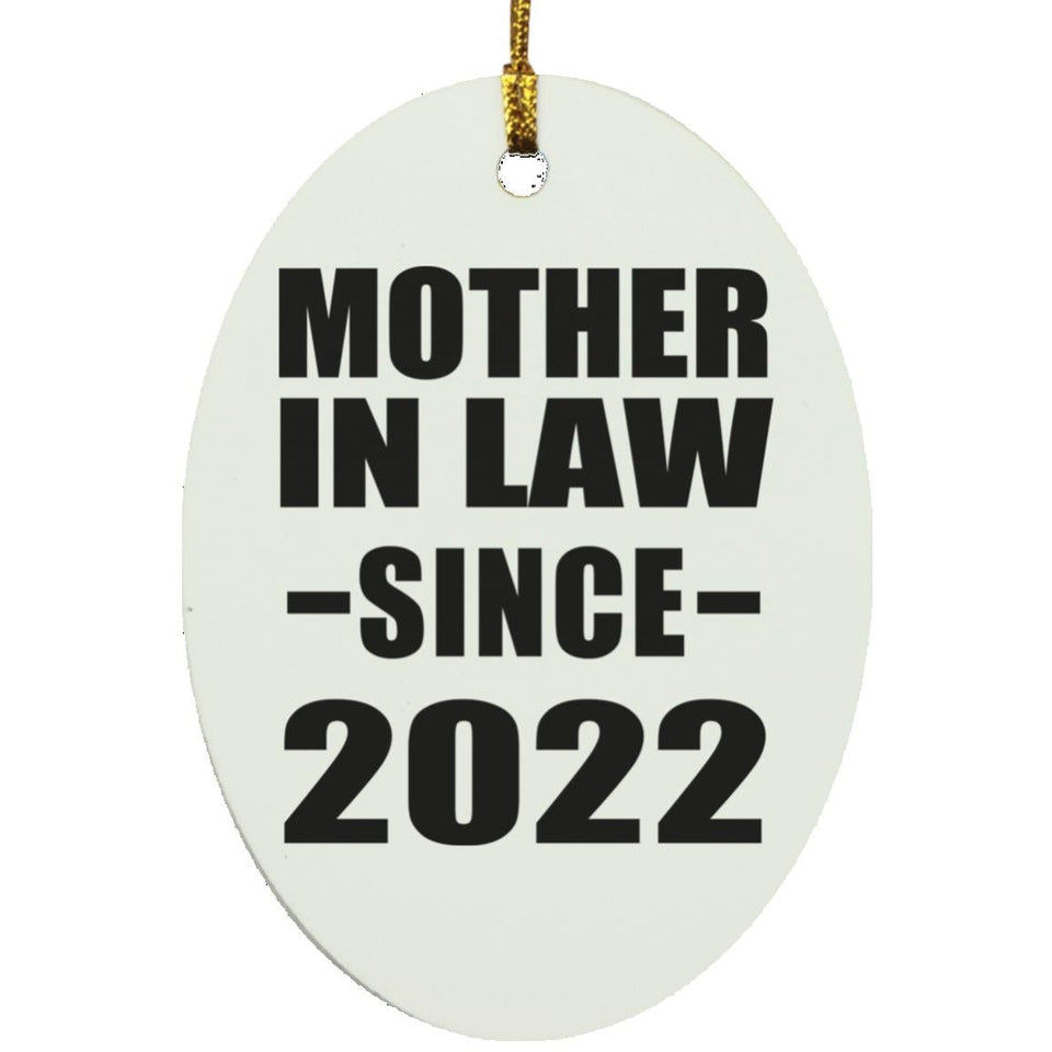 Mother In Law Since 2022 - Oval Ornament